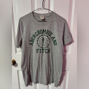 Abercrombie & Fitch Heather Gray Muscle Tee